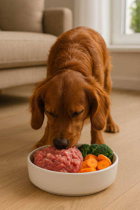 🥩🐕 Can a Raw Diet Really Benefit Your Dog? Myths vs. Facts